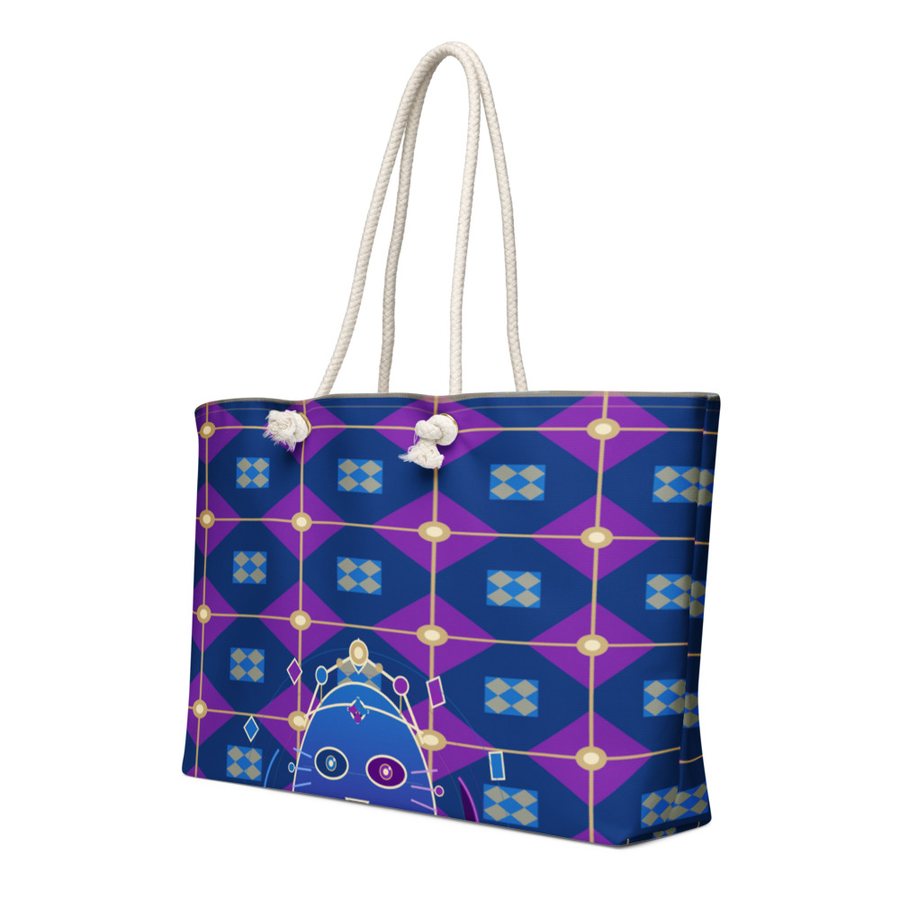 Masque Royal Weekender Bag — le motif tel qu'il part à l'impression