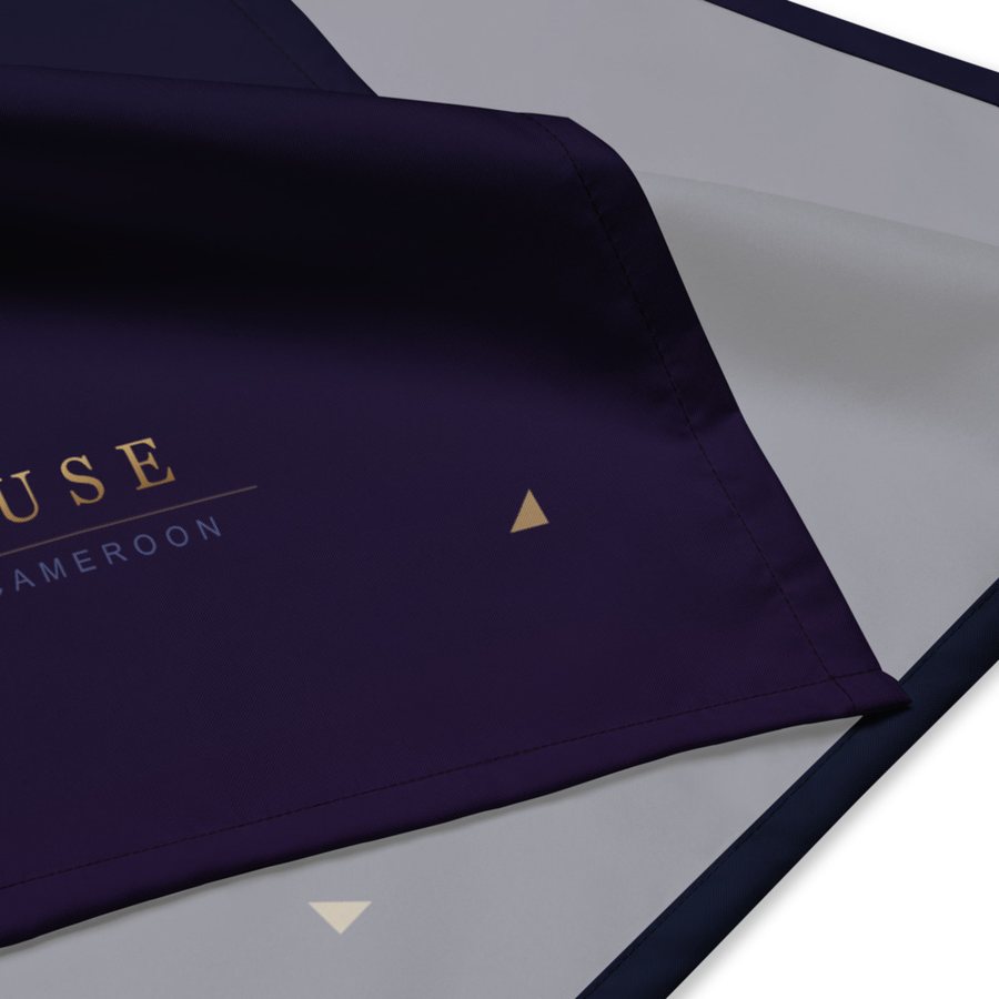 Masque Royal Bandana — le motif tel qu'il part à l'impression
