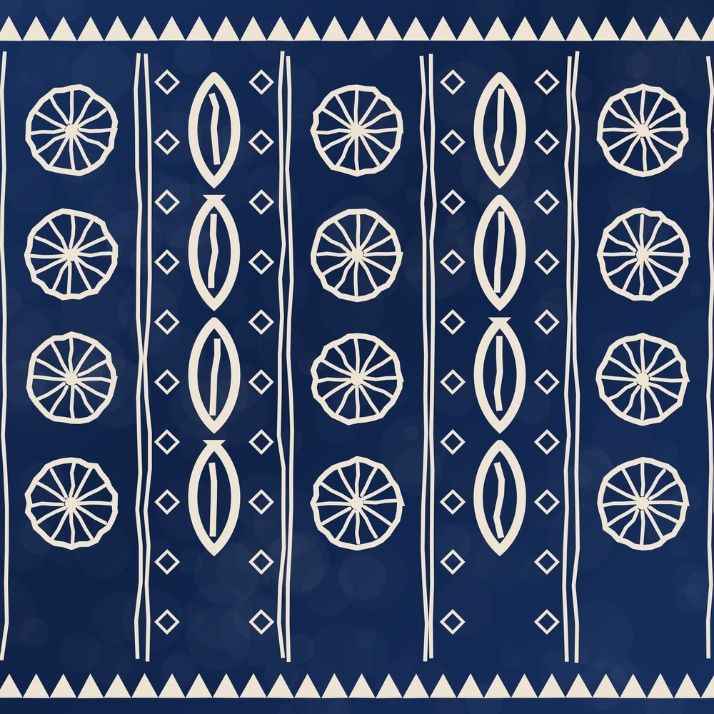 Indigo Signature Bandana — agrandissement du fichier d'impression