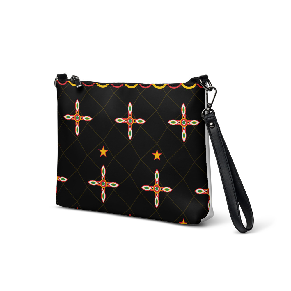 Toghu Bamenda Crossbody Bag — le motif tel qu'il part à l'impression