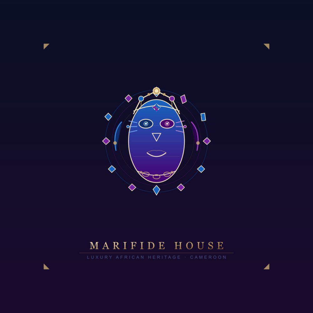 Masque Royal Soy Candle — le motif tel qu'il part à l'impression