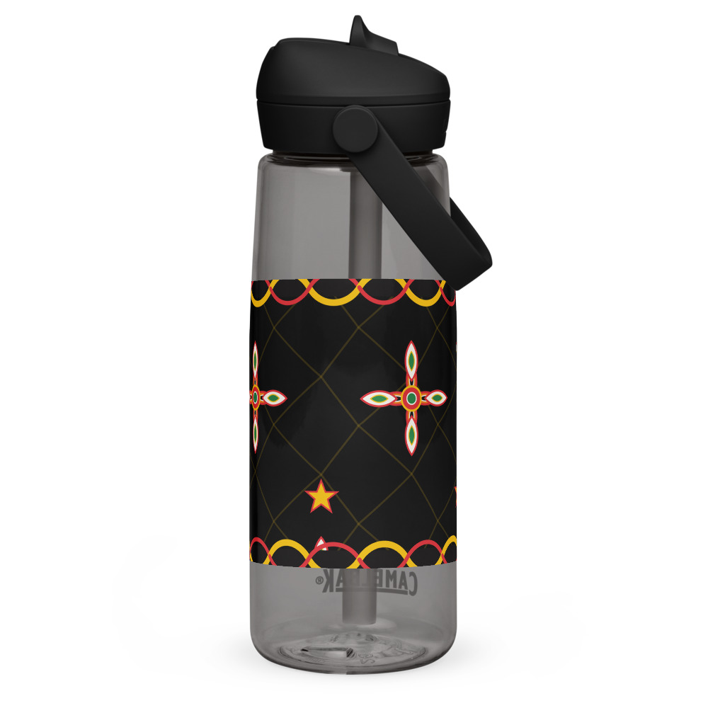 Toghu Bamenda CamelBak Bottle — le motif tel qu'il part à l'impression