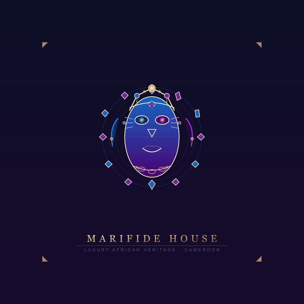 Masque Royal Spiral Notebook — le motif tel qu'il part à l'impression