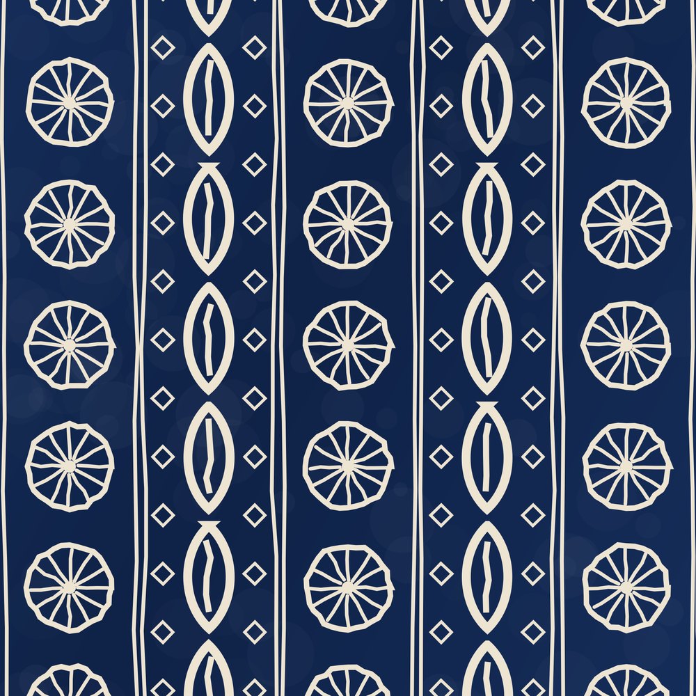 Indigo Signature Phone Case — agrandissement du fichier d'impression
