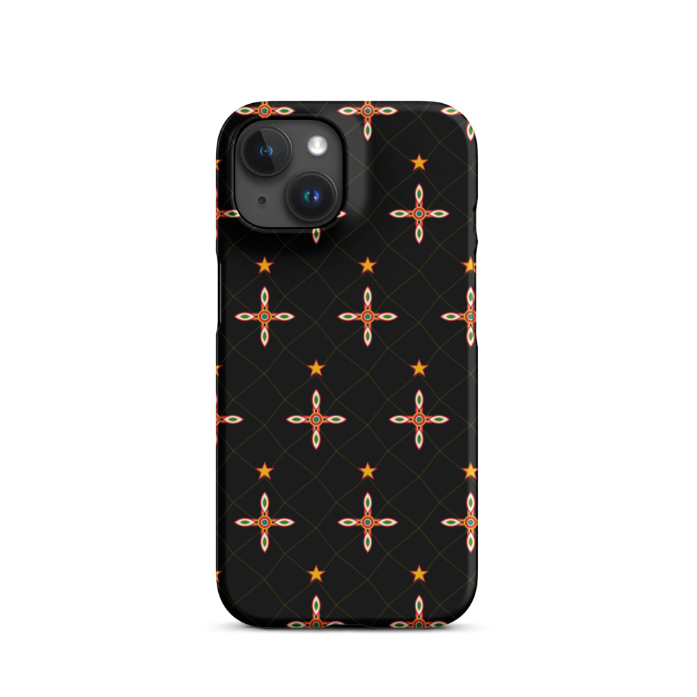 Toghu Bamenda Phone Case — le motif tel qu'il part à l'impression