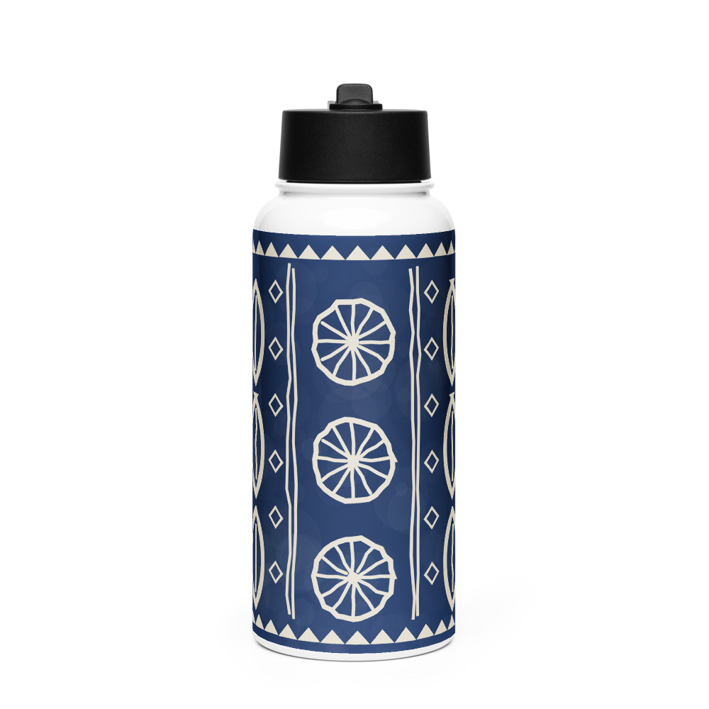 Indigo Signature Straw Bottle — photo du produit