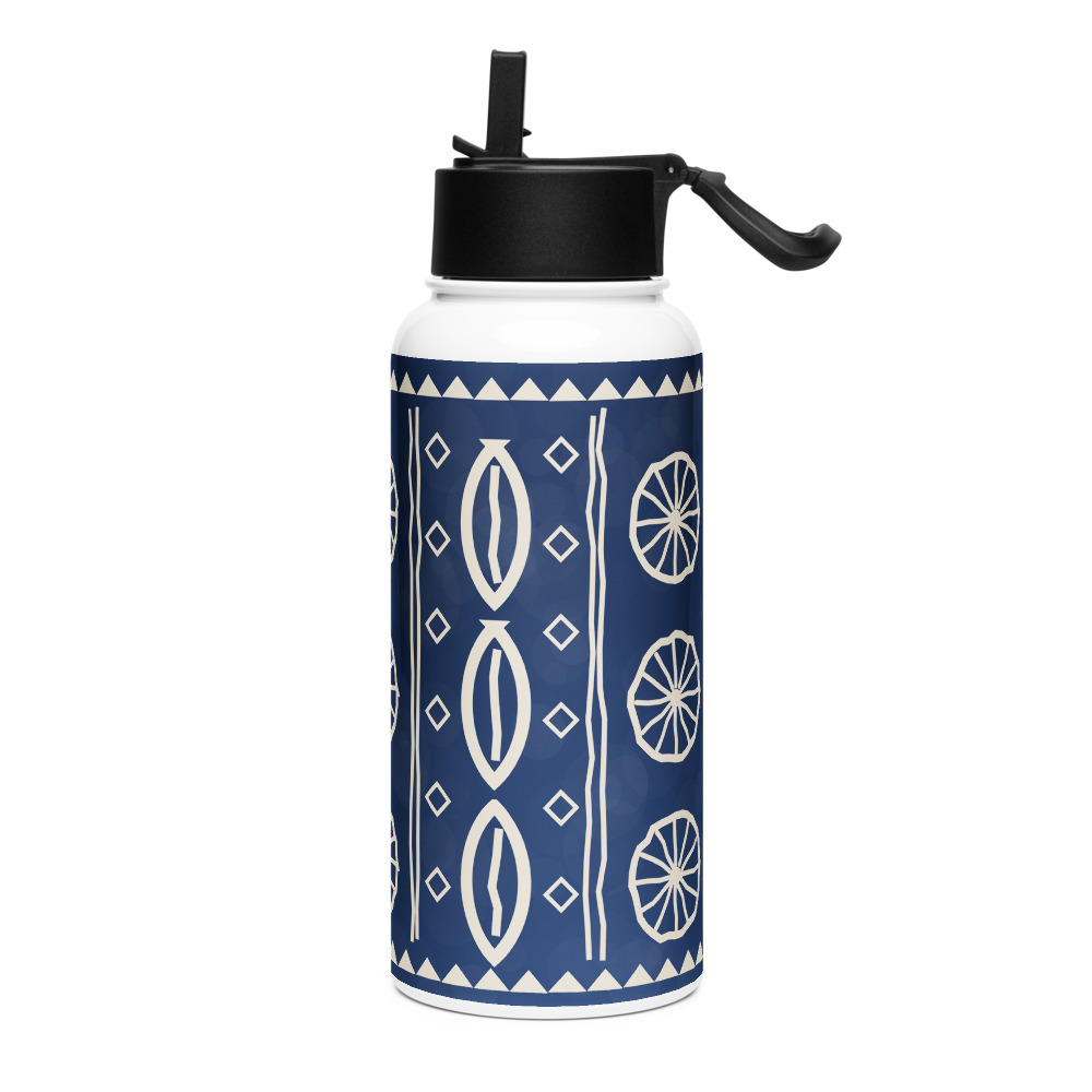 Indigo Signature Straw Bottle — agrandissement du fichier d'impression