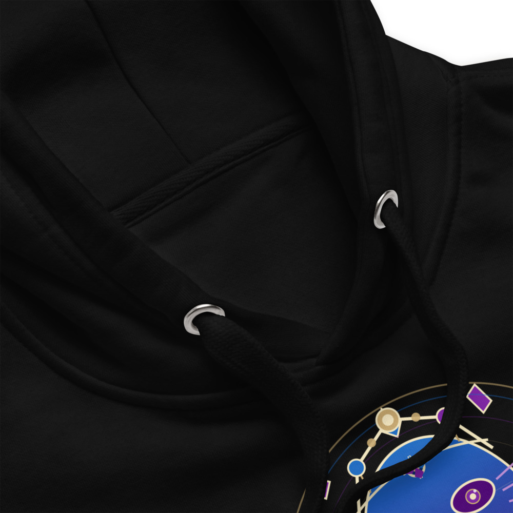Masque Royal Heritage Hoodie — agrandissement du fichier d'impression