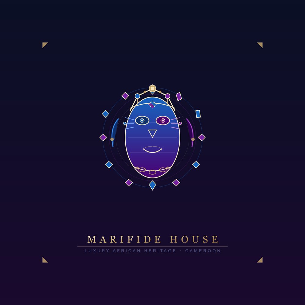 Masque Royal Wall Clock — le motif tel qu'il part à l'impression