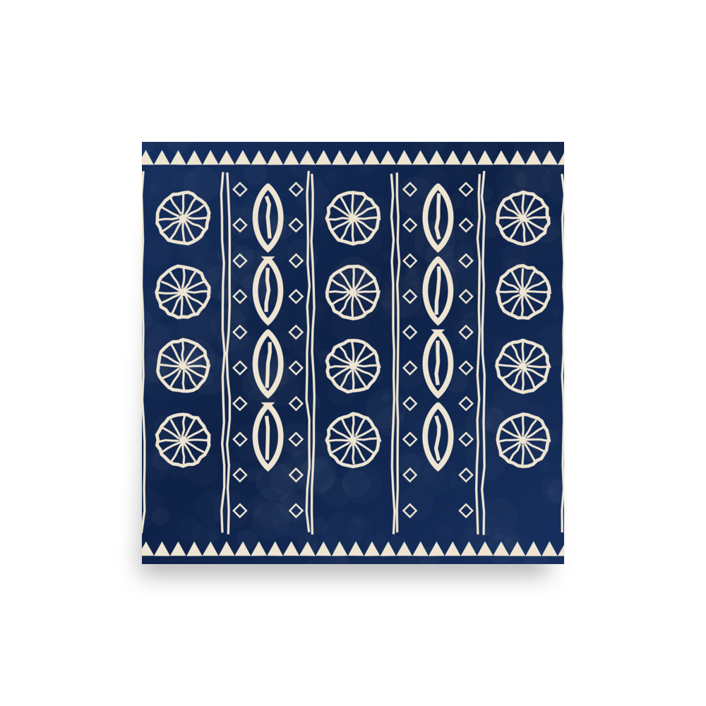 Indigo Signature Art Print — photo du produit