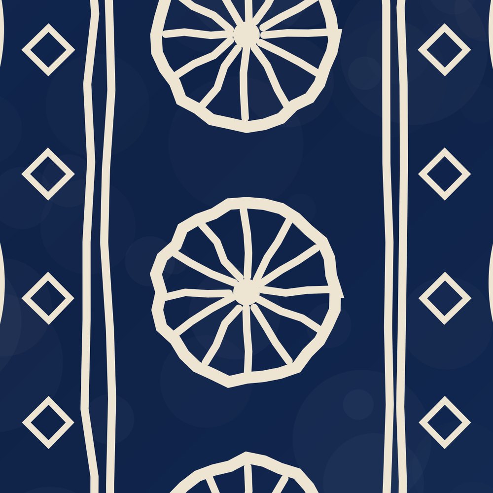 Indigo Signature Art Print — agrandissement du fichier d'impression