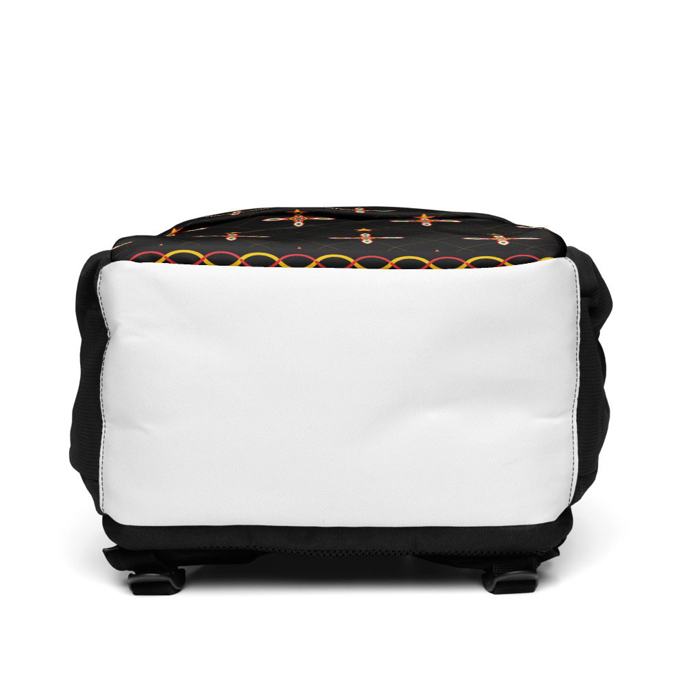 Toghu Bamenda Utility Backpack — agrandissement du fichier d'impression
