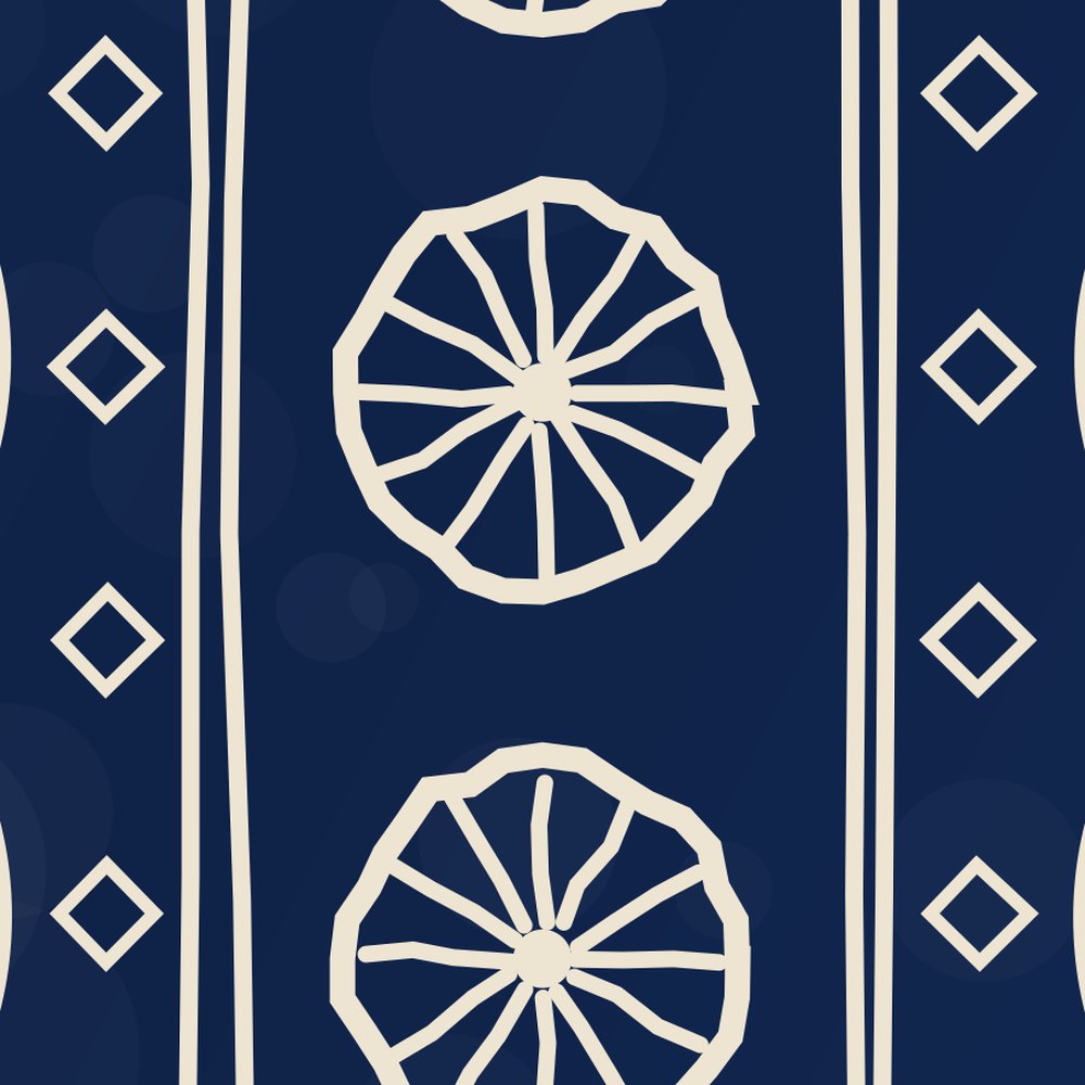 Indigo Signature Beach Towel — agrandissement du fichier d'impression