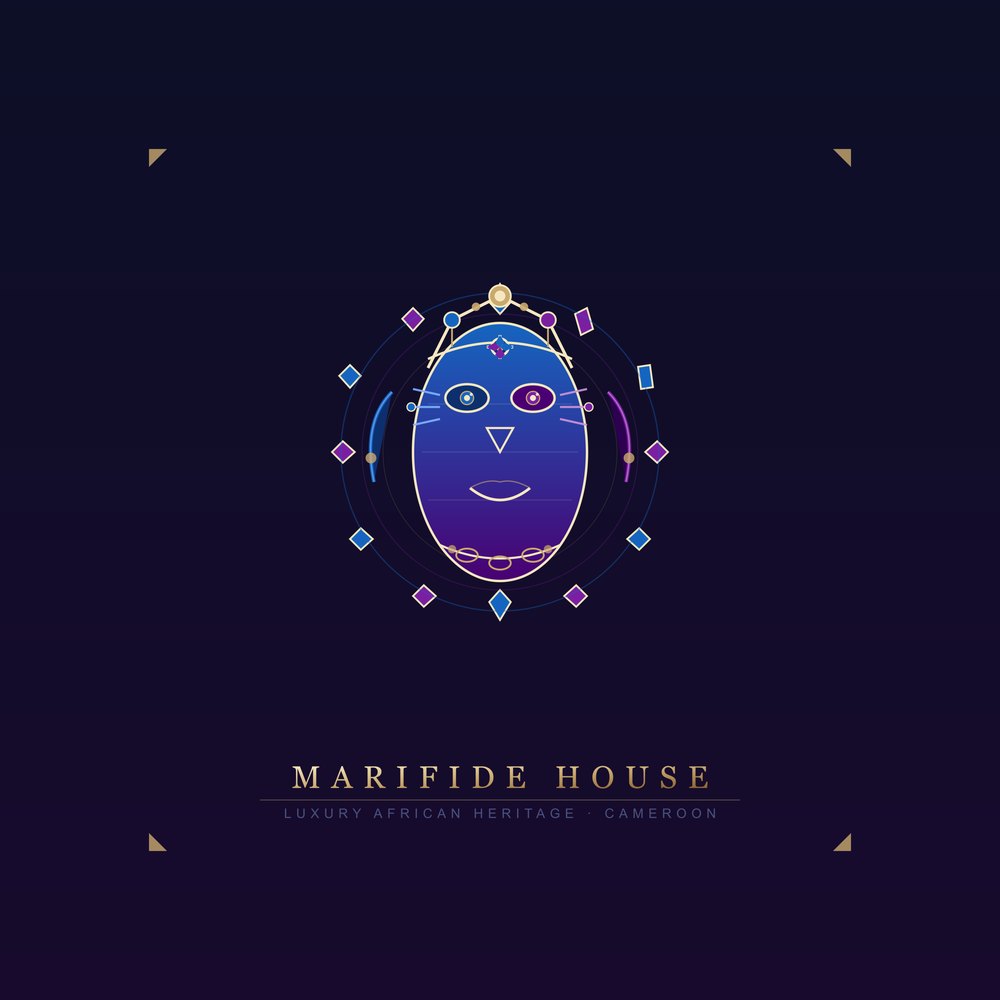 Masque Royal Apron — le motif tel qu'il part à l'impression
