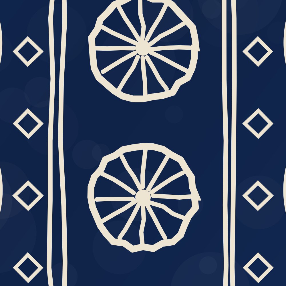 Indigo Signature Apron — agrandissement du fichier d'impression