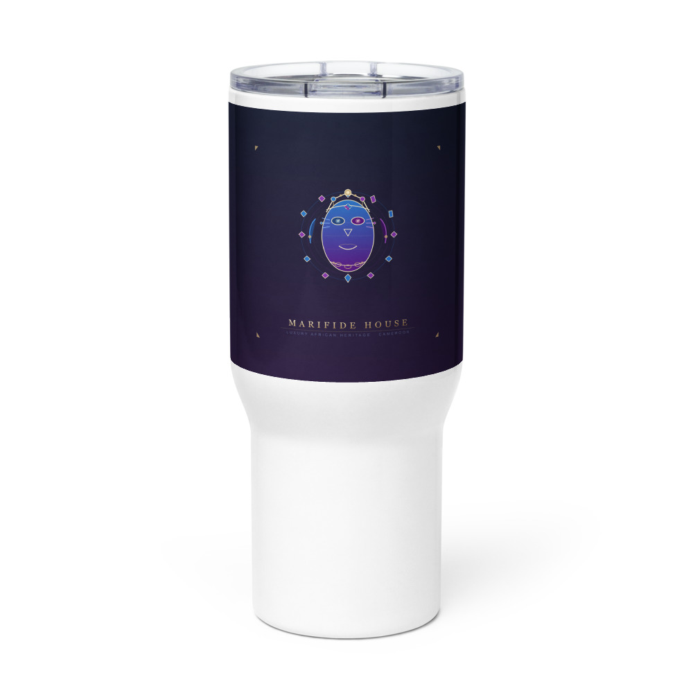 Masque Royal Travel Mug — le motif tel qu'il part à l'impression