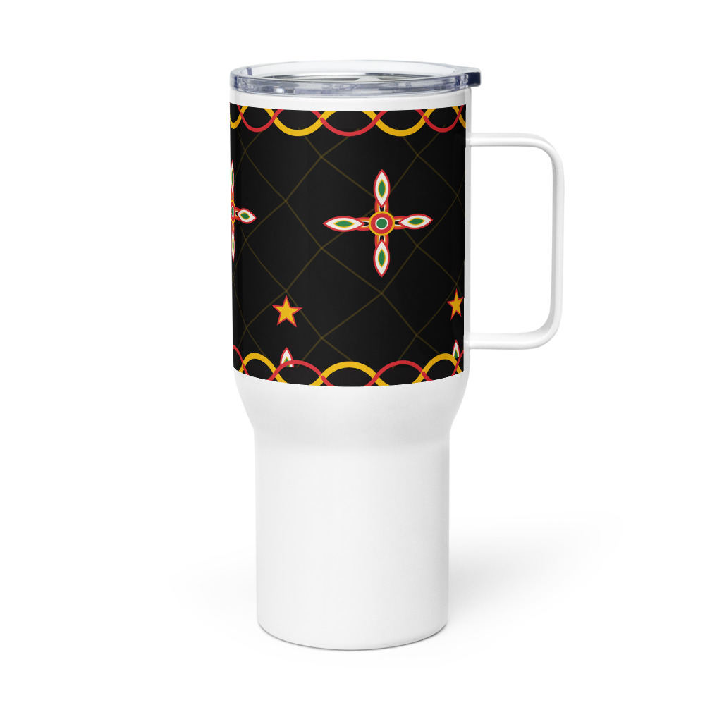 Toghu Bamenda Travel Mug — agrandissement du fichier d'impression