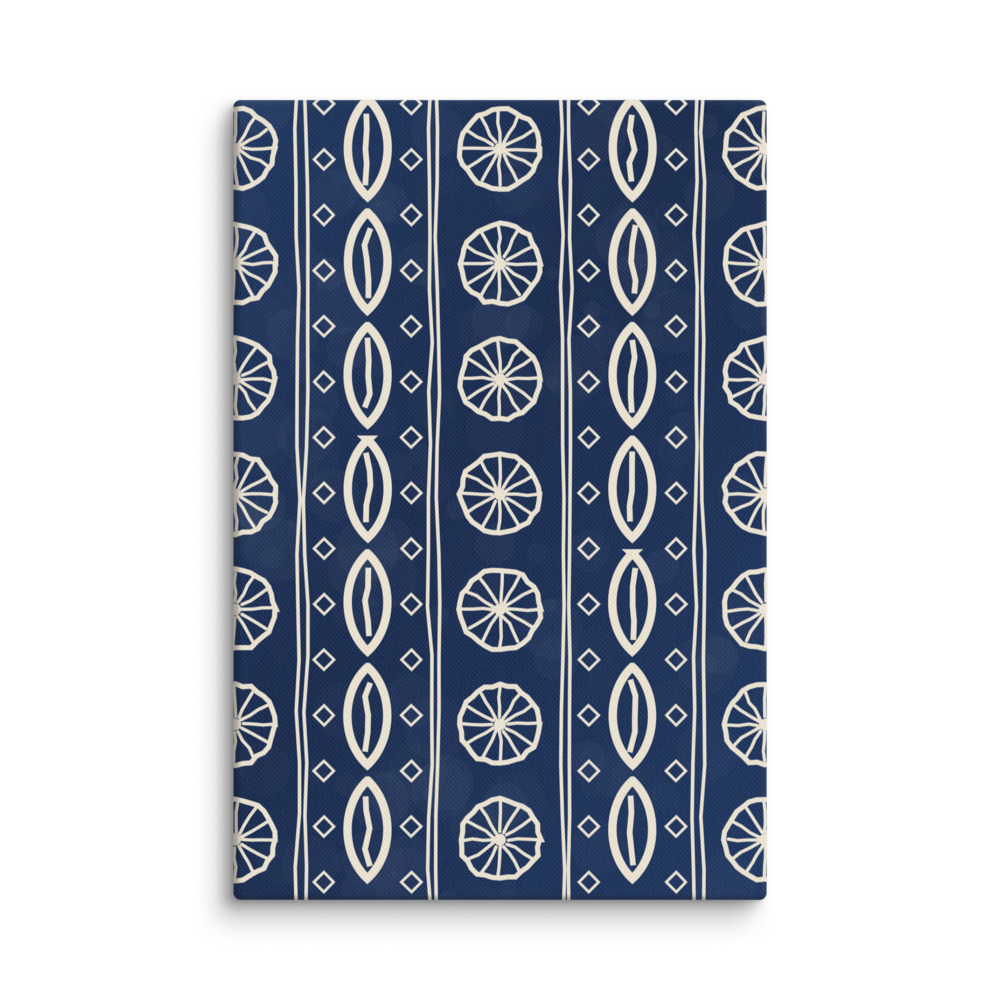 Indigo Signature Canvas Print — photo du produit