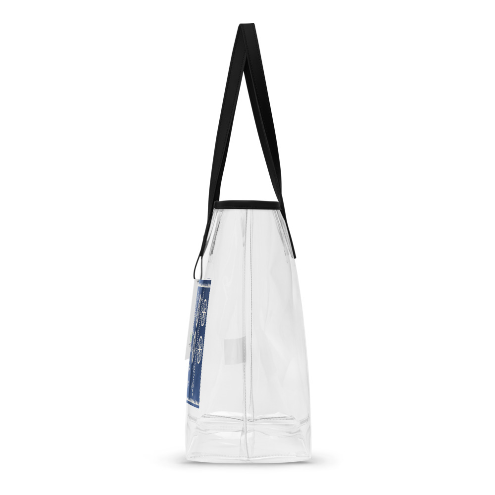Indigo Signature Clear Tote — agrandissement du fichier d'impression