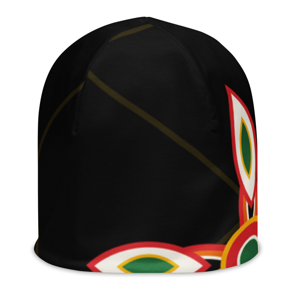 Toghu Bamenda Beanie — le motif tel qu'il part à l'impression