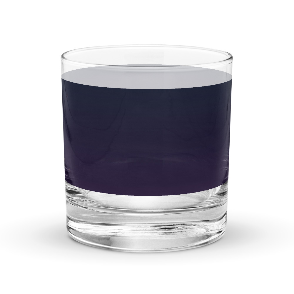 Masque Royal Rocks Glass — le motif tel qu'il part à l'impression