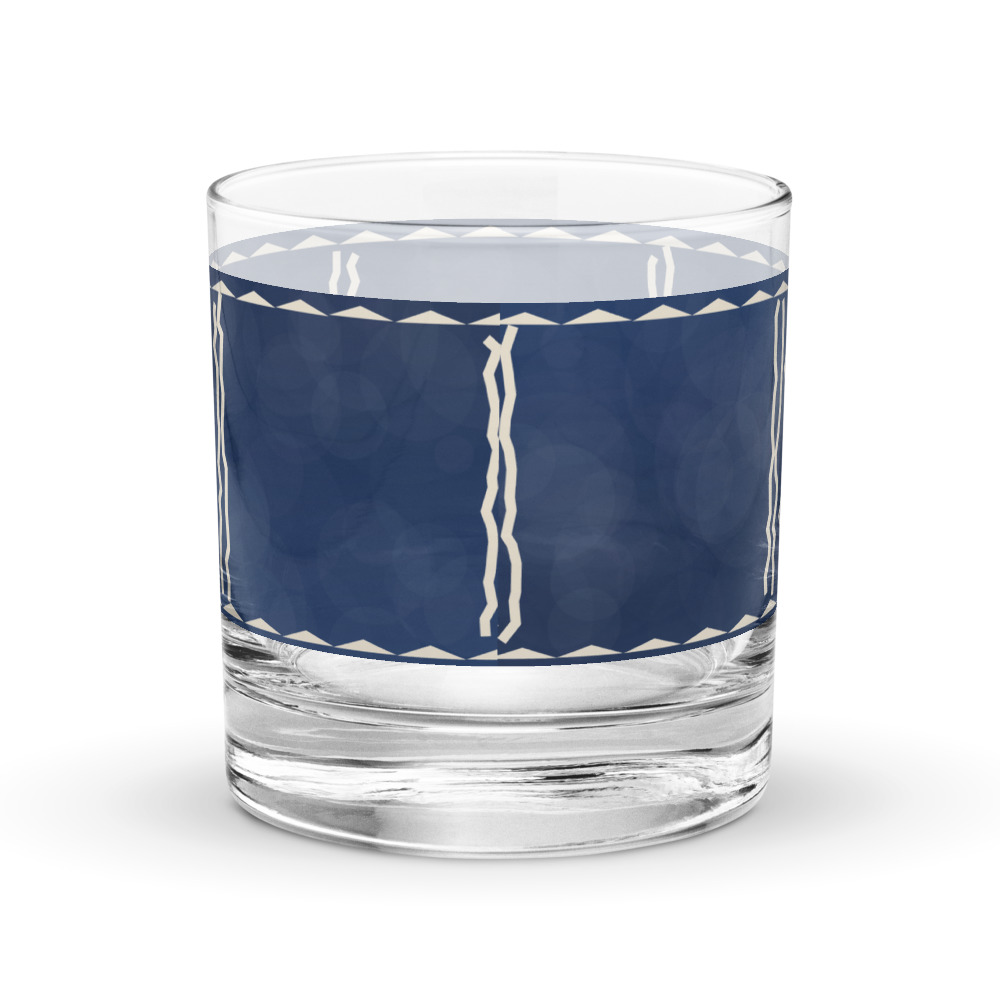 Indigo Signature Rocks Glass — autre vue du produit